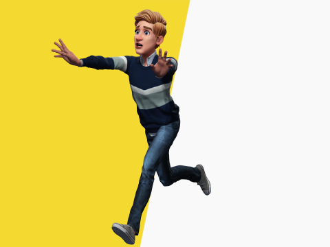 Father Cartoon Man Rigged RealTime Male 3D Model