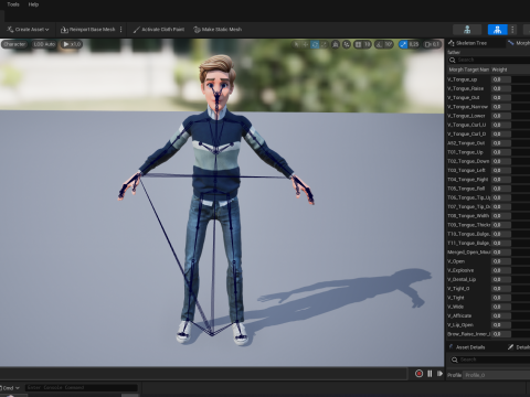 Father Cartoon Man Rigged RealTime Male 3D Model