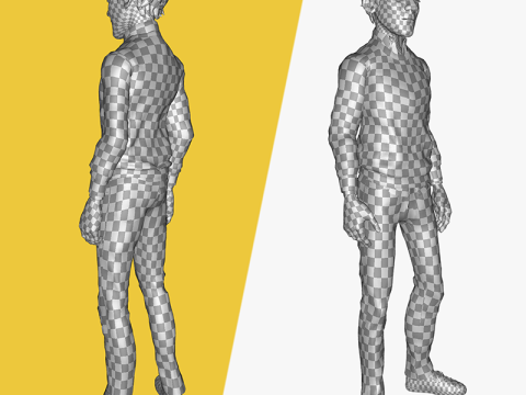 Father Cartoon Man Rigged RealTime Male 3D Model