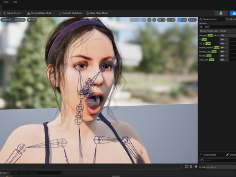Realistic Female Athlete in Sportswear 3D 모델