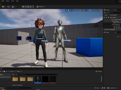 Mother Cartoon Woman Rigged RealTime girl 3D 3D मॉडल