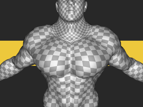 Realistic Male Bodybuilder 3D HQ Low-poly 3D Модель