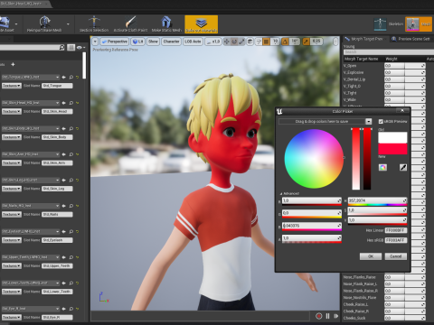 Cartoon Young Teen man child Rigged Low-poly 3D 모델