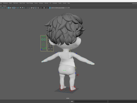 Free Toon Child Stylized Cartoon Kid Rigged Baby Character 3D-Modell