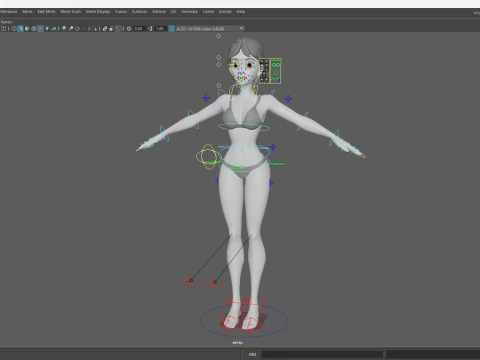 Free Stylized Cartoon Woman Woman with Perfect Topology 3D Model