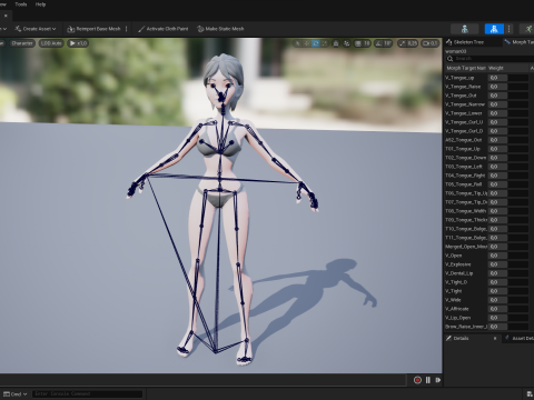 Free Stylized Cartoon Woman Woman with Perfect Topology 3Dモデル