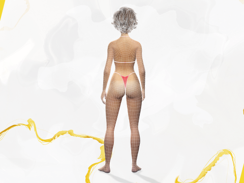 Toon Girl Female Character Modelo 3D