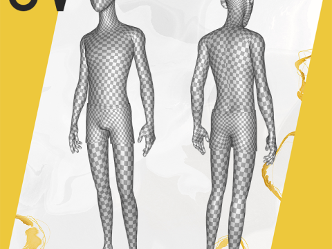 Versatile Beauty 3D Afro-American Male Character Rigged 3D Model
