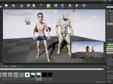 Base mesh Young Male 3D Model