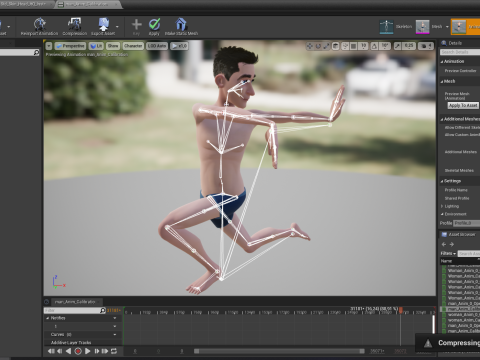 Base mesh Young Male Modello 3D