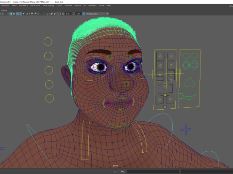 Man Model Fat Boy Stylized Male Cartoon 3D Модель