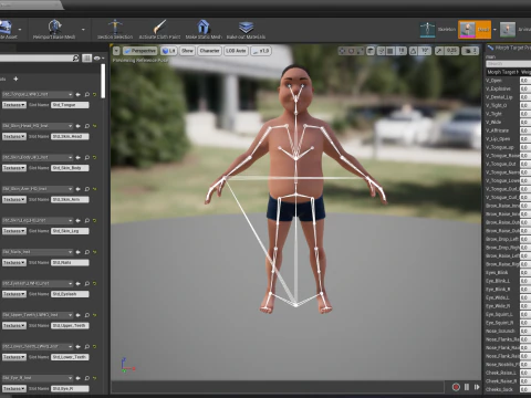 Man Model Fat Boy Stylized Male Cartoon 3D Model