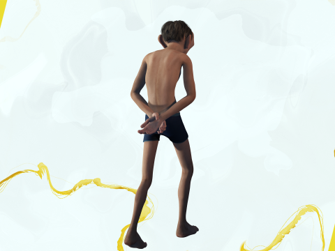 Old Man Grandfather Stylized Male Cartoon 3D 模型
