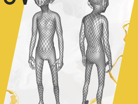 Old Man Grandfather Stylized Male Cartoon 3D 模型