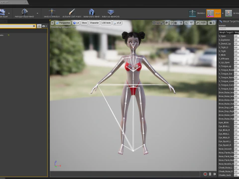 Asi&aacute;tica Eleg&acirc;ncia Menina Mulher Japonesa Coreana Chinesa Modelo 3D