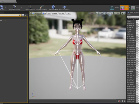 Asian Girl Woman Japanese Korean Chinese 3D Model