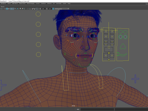 Base Mesh Body Character of Man Modelo 3D