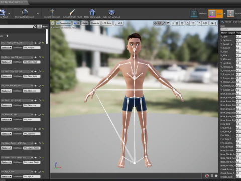 Base Mesh Body Character of Man 3D Model