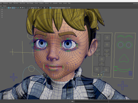 Charming Rigged Stylized 3D Cartoon Boy Character Game 3D मॉडल
