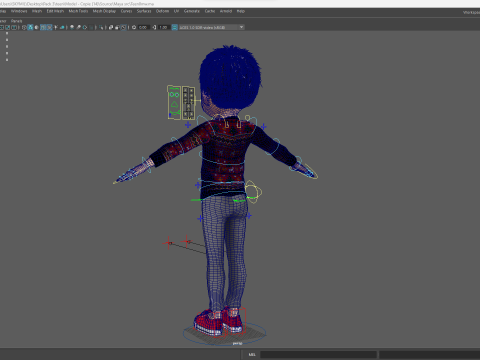 Christmas Sweater Toon Kids 3D Holiday Character Modelo 3D