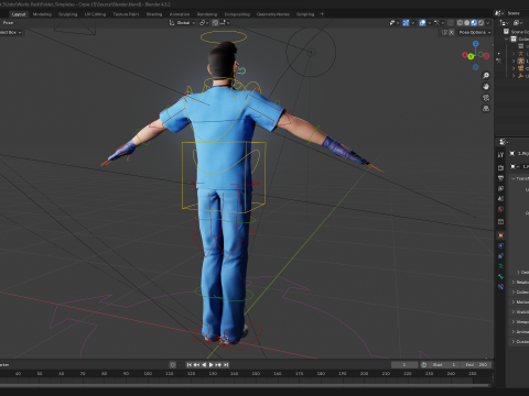 3D Medical Cartoon Doctor Model Full Rigged Toon Medic 3D Model