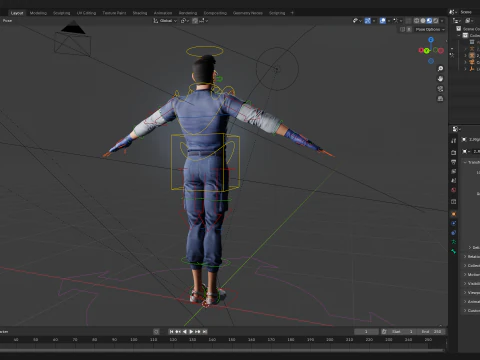 Stylized Cartoon Male Nurse Medical Doctor Character 3D Model