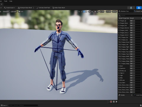 Stylized Cartoon Male Nurse Medical Doctor Character 3D Model