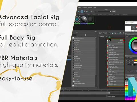 Manipulierter Polizist Toon Charakter Toon Cop 3D Modell