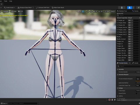 Free Stylized 3D Girl Stylized Toon Girl with Sunglasses 3D Model