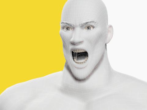 Free Stylized Strong Male Superhero Cartoon Rigged 3D Модель
