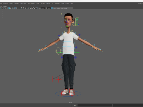 Fun and Quirky Male Rigged Exaggerated Toon 3D Guy Modello 3D