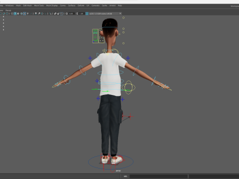 Fun and Quirky Male Rigged Exaggerated Toon 3D Guy Modello 3D