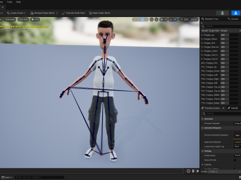 Fun and Quirky Male Rigged Exaggerated Toon 3D Guy Modello 3D