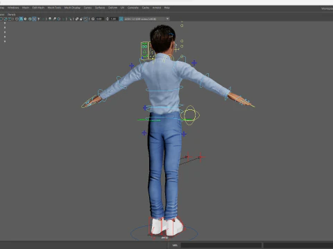 Intellectual Look with Glasses Stylized Professional Male 3D Model