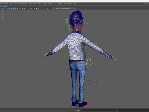Quirky and Cheerful Rigged Toon 3D Smiling Man 3D Modell