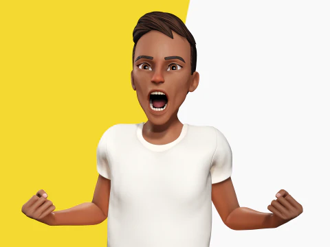 Relaxed and Cool Look Stylized 3D Young Male Character 3D Model