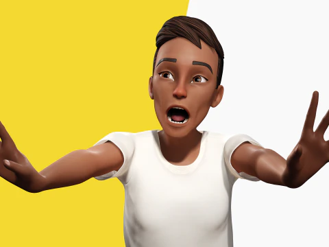 Relaxed and Cool Look Stylized 3D Young Male Character 3D Model