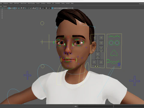 Relaxed and Cool Look Stylized 3D Young Male Character 3D Model