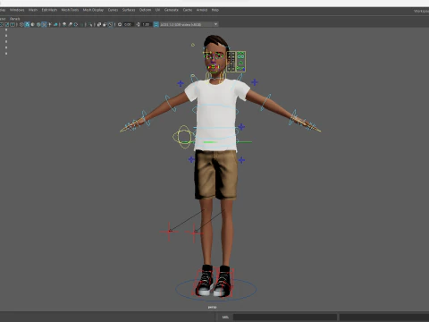 Relaxed and Cool Look Stylized 3D Young Male Character 3D Model