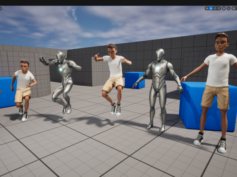 Relaxed and Cool Look Stylized 3D Young Male Character 3D मॉडल