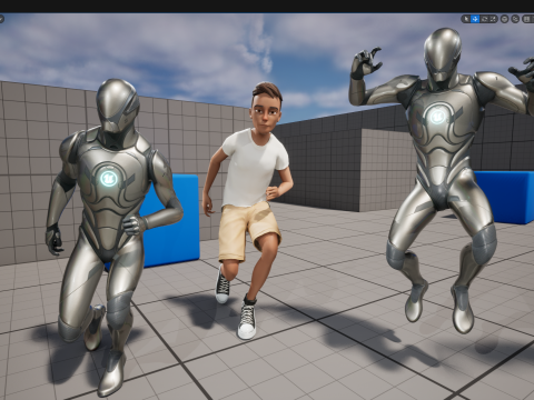Relaxed and Cool Look Stylized 3D Young Male Character 3D मॉडल