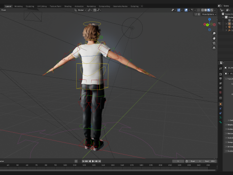 Charming Young Man Rigged Expressive 3D Happy Boy Modèle 3D