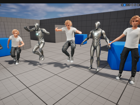 Charming Young Man Rigged Expressive 3D Happy Boy Modèle 3D