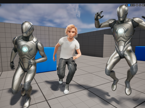 Charming Young Man Rigged Expressive 3D Happy Boy Modèle 3D