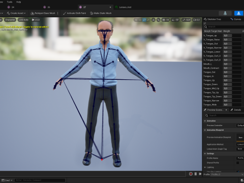 Smart Thoughtful and Classic Style 3d Senior Male Character Modello 3D