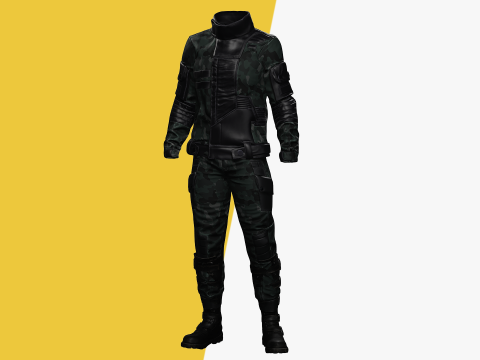Rigged Outfit 3Dモデル