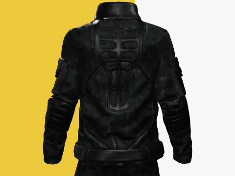 Rigged Outfit 3D Model