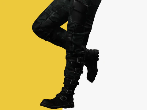 Rigged Outfit 3D Model