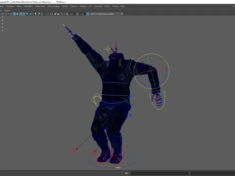 Rigged Outfit 3D Model