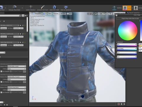Rigged Outfit 3D Model